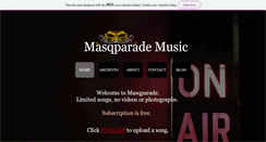 Desktop Screenshot of masqparade.com