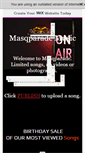 Mobile Screenshot of masqparade.com